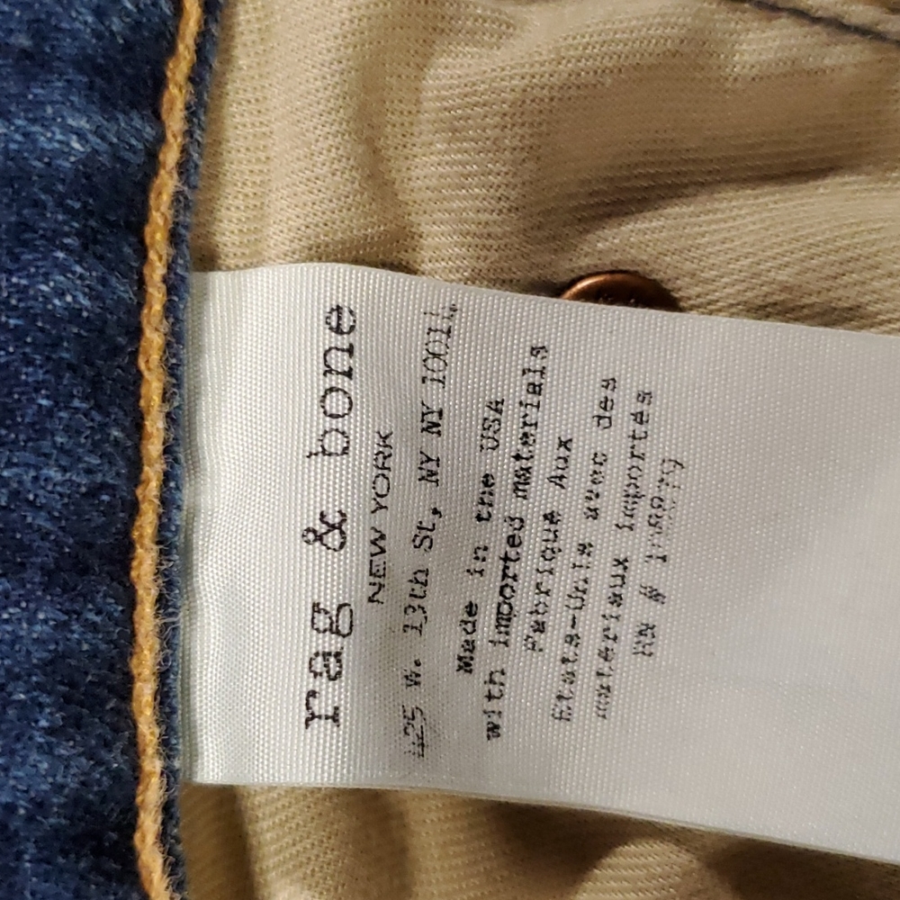 Rag & bone jeans,size 26x30 - Picture 7 of 11
